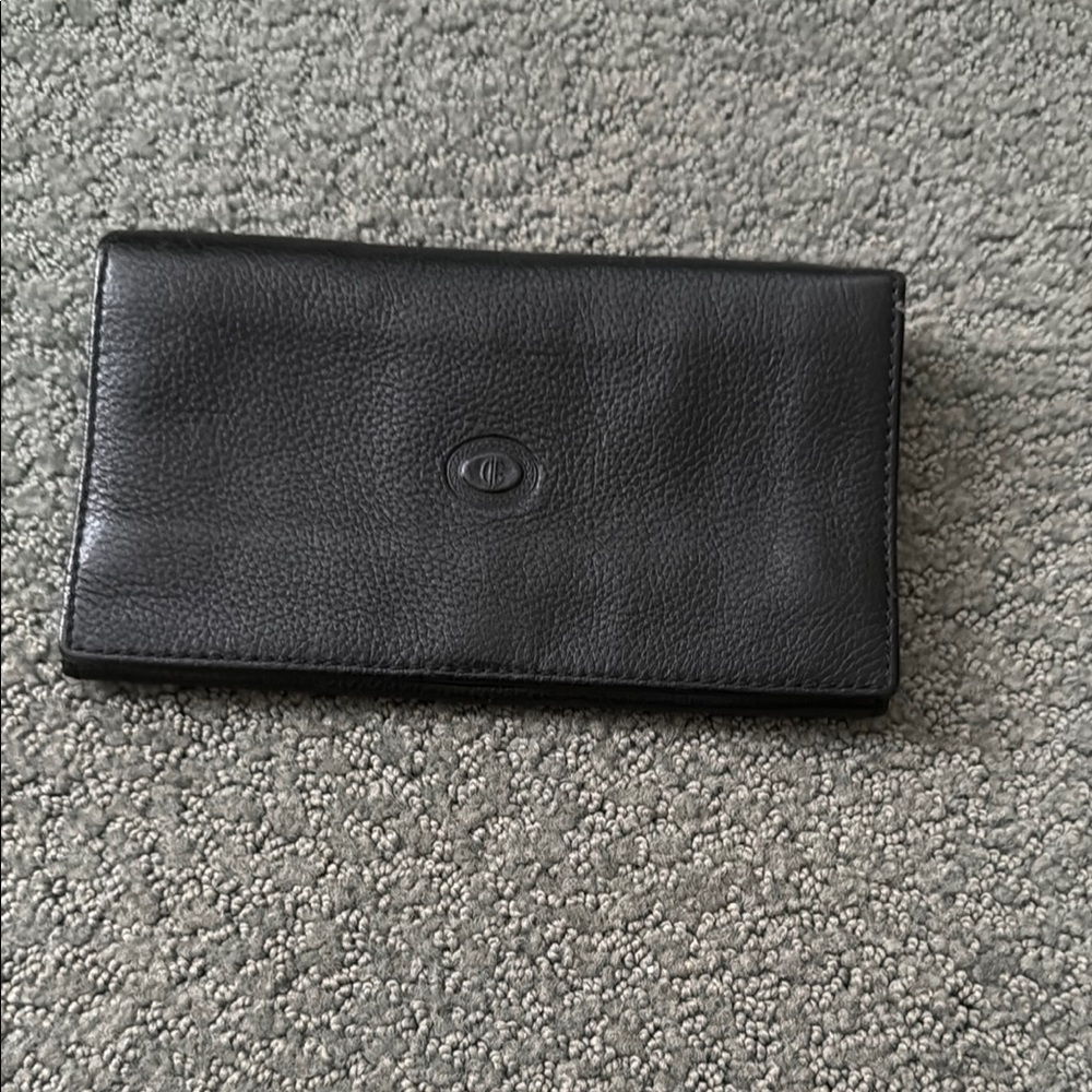 Black Leather Wallet with loads of pockets!
